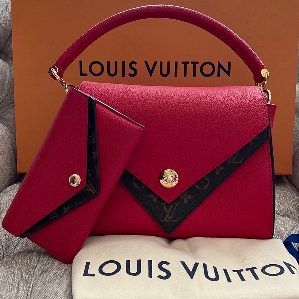 Louis Vuitton Double V Bag & Double V Wallet Bundle
